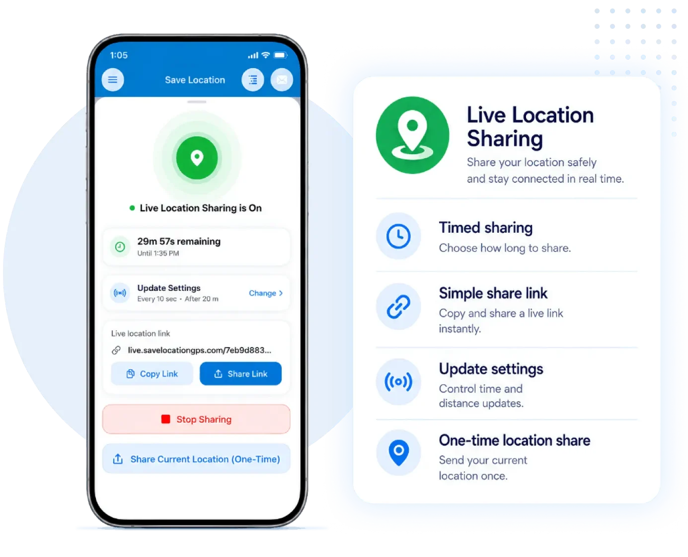 Live Location Sharing