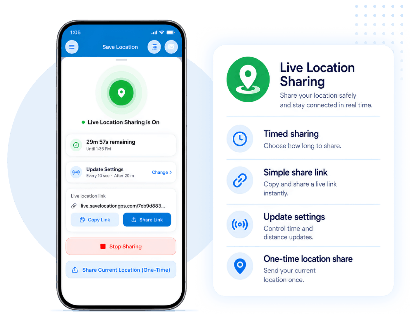 Live Location Sharing