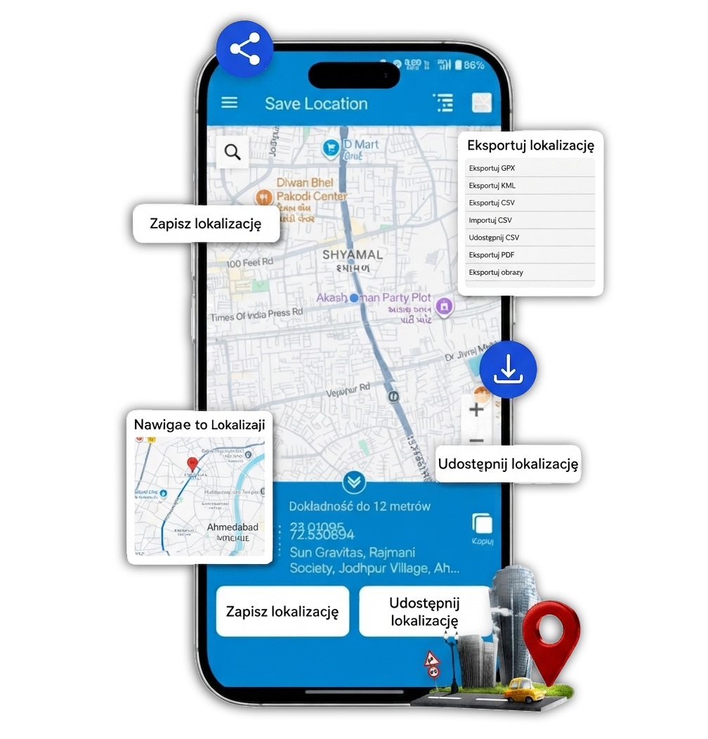 Save Location GPS pl