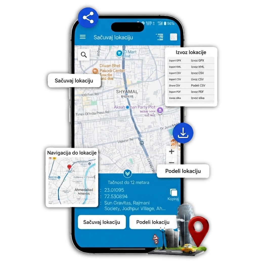 Save Location GPS sr