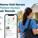 Home-Visit Nurses Find Patient Homes on Their Round