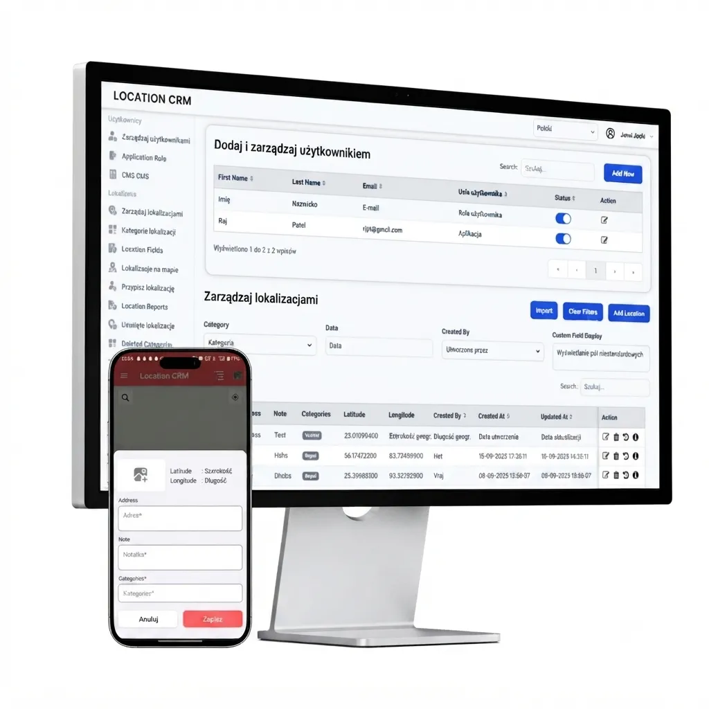 admin app web features pl