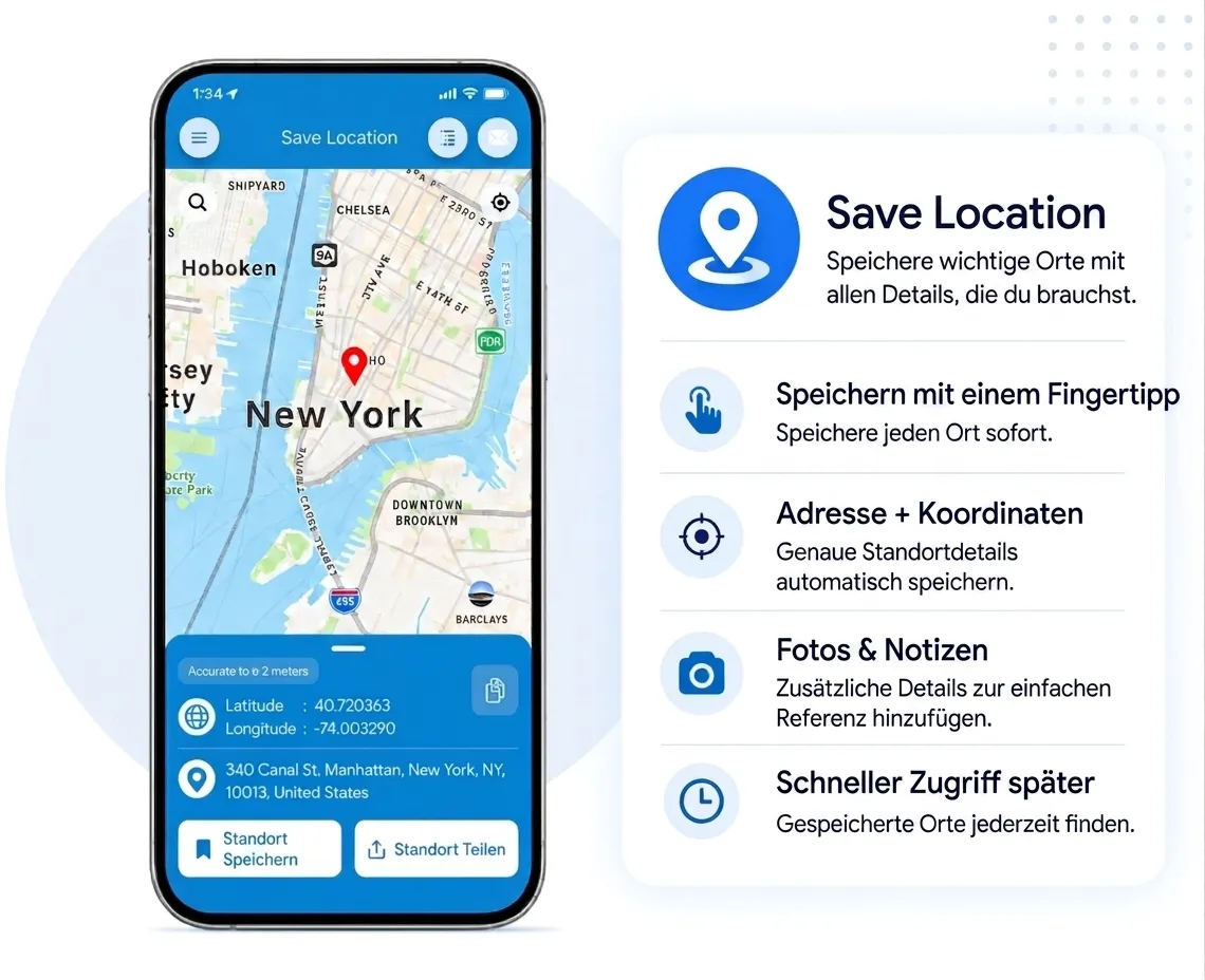 save location gps application 1 de