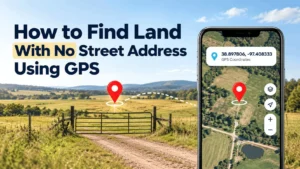 Finding Land Without a Street Address with Save Locaion GPS