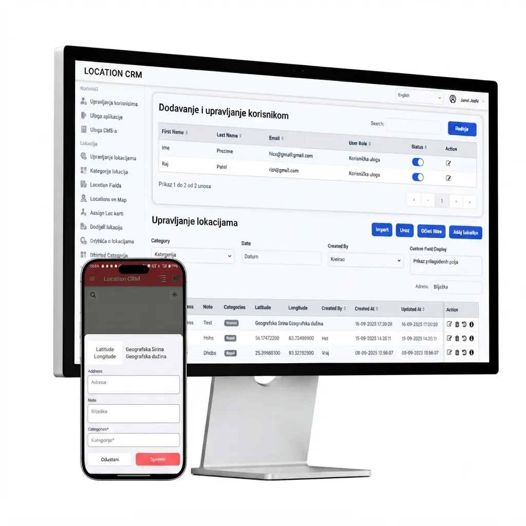 admin app web features HR